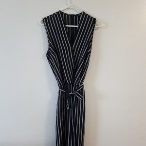 Striped Navy/White Jumpsuit